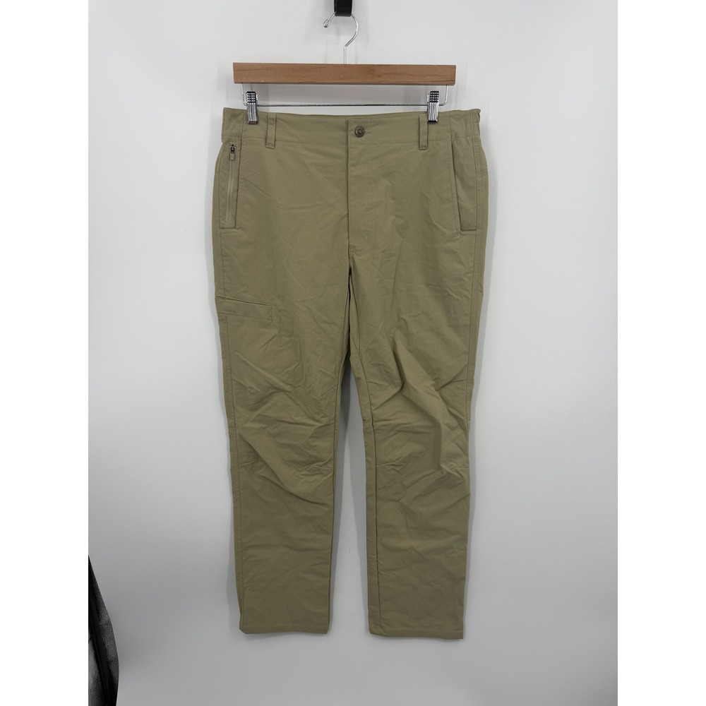 Duck Camp Pants Mens Medium Tan Khaki Cordura Stretch Outdoor Hiking Utility